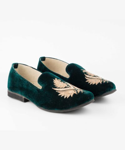 Bottle Green Marodi Loafer Shoes