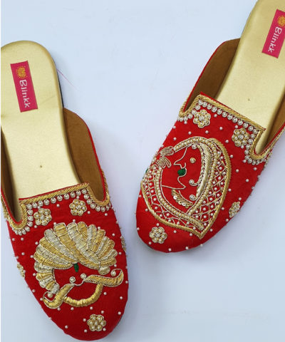 Dulhaa Dulhan Slip on Mojadis