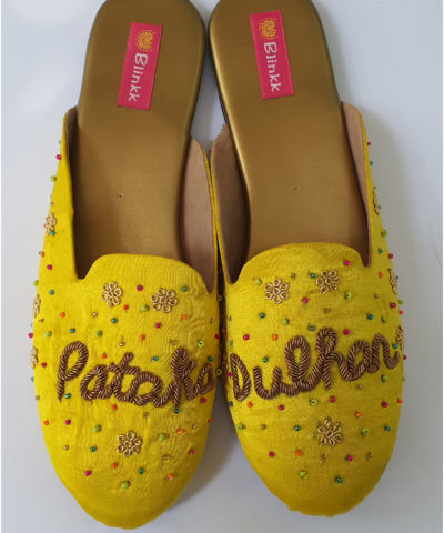 Pataka Dulhan Slip Ons