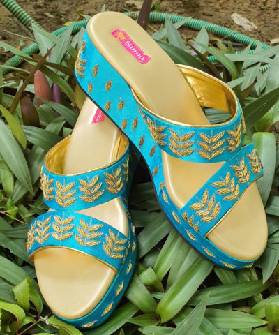 Blue Zardosi Platforms