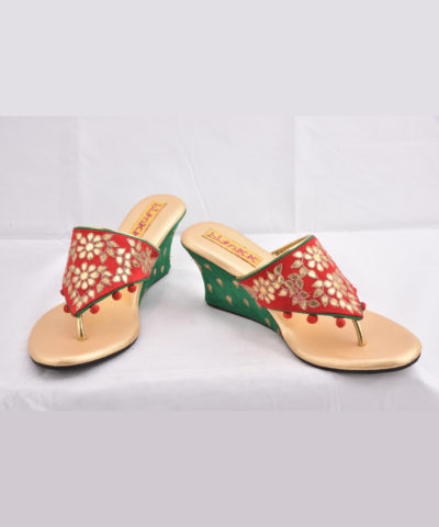 Bridal Gotapatti Wedges