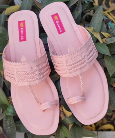 Baby Pink Kolhapuris