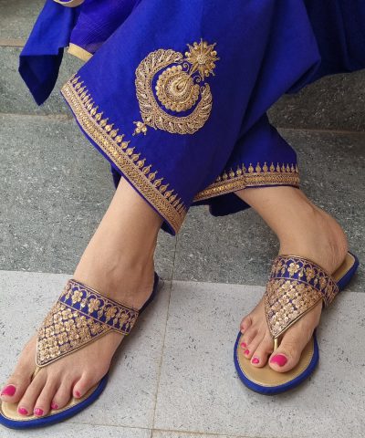 Royal Blue Marodi Wedges