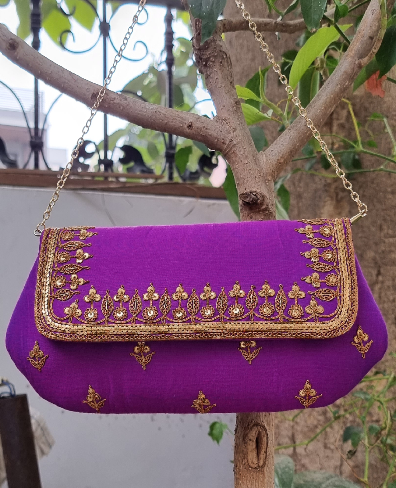 Mauve clutch best sale