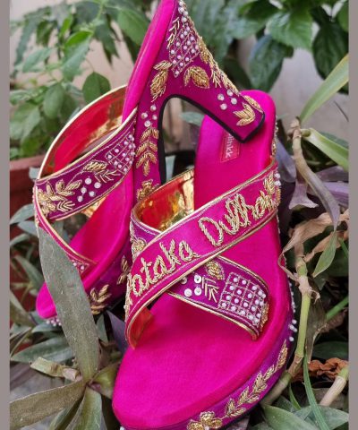 Pataka Dulhan Zardosi Stilettos