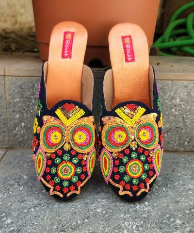 Beaded Owl Juttis