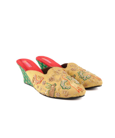 Birds Motifs Zardosi Juttis